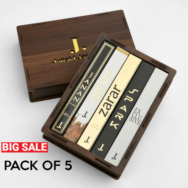 J. 5 IN 1 WODEN GIFT BOX PERFUME 35 ML