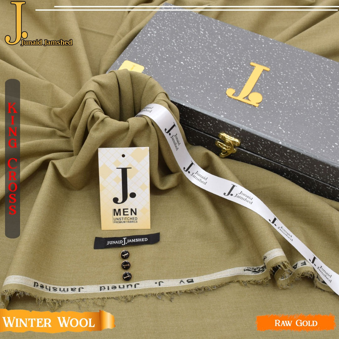 J. Elite Class Premium king Cross Wool With Luxury Box & Bag  RAW GOLD