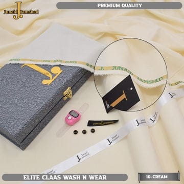 J. Elite Class 4 Season Wash N Wear With Luxury Box & Bag  ( Special cream )