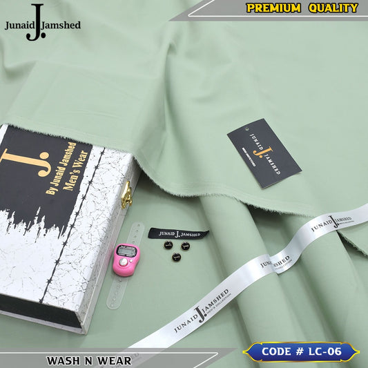J. Business Class 4 Season Wash N Wear With Luxury Box & Bag + Button + Tasbeeh ( Pista )