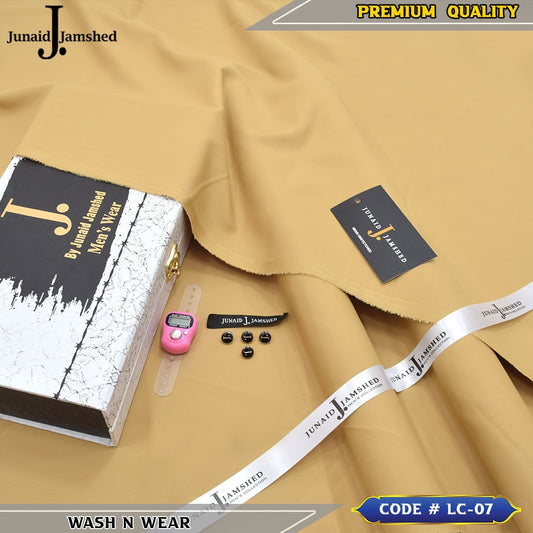 J. Business Class 4 Season Wash N Wear With Luxury Box & Bag + Button + Tasbeeh ( Skin Gold )