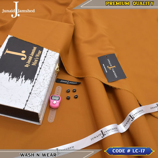 J. Business Class 4 Season Wash N Wear With Luxury Box & Bag + Button + Tasbeeh ( Camel )