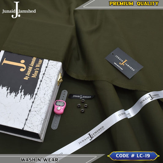 J. Business Class 4 Season Wash N Wear With Luxury Box & Bag + Button + Tasbeeh ( Charcoal )