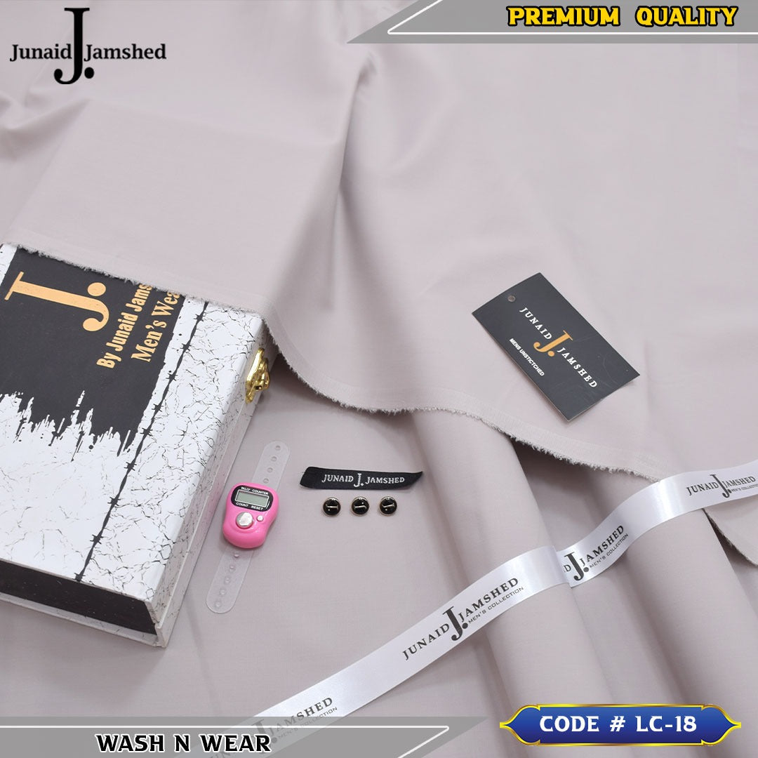 J. Business Class 4 Season Wash N Wear With Luxury Box & Bag + Button + Tasbeeh ( Stone )