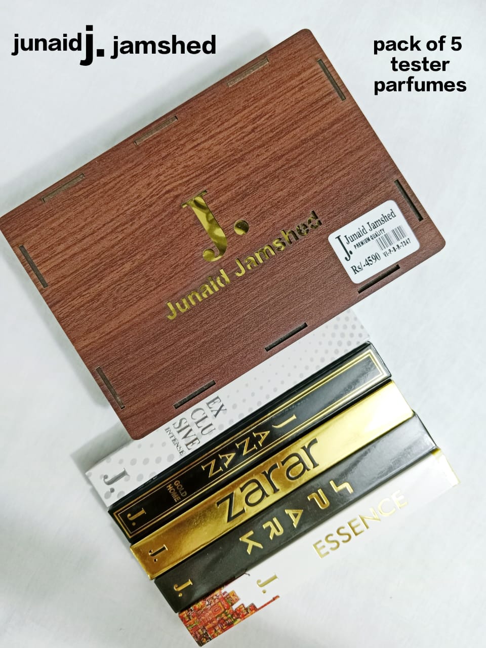 J. 5 IN 1 WODEN GIFT BOX PERFUME 35 ML