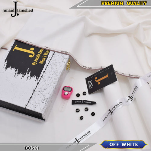 J. Premium 12 Pound Bosky With Luxury Box & Bag  (  OFF WHITE  )
