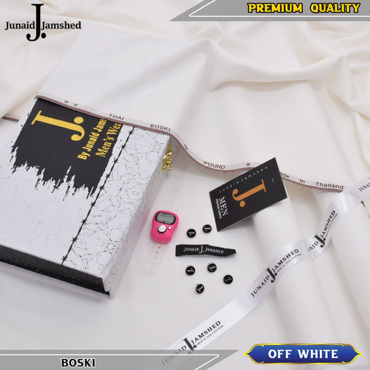 J. Premium 12 Pound Bosky With Luxury Box & Bag  (  OFF WHITE  )